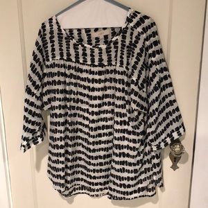 Loft sheer blouse XL